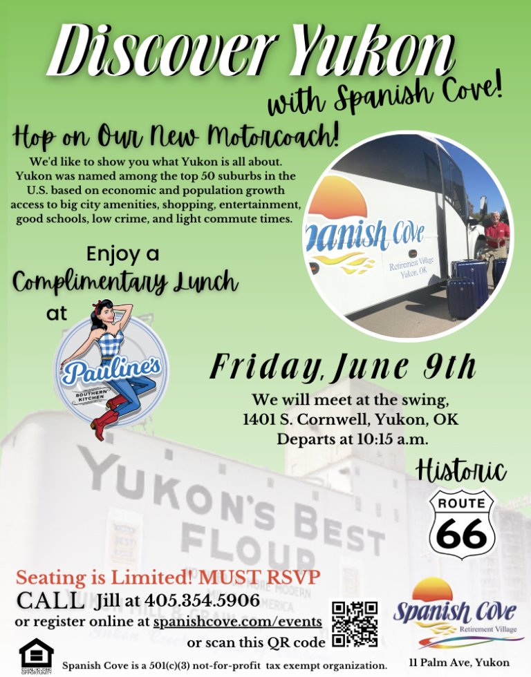 Spanish Cove Retirement Village Events in Yukon, OK